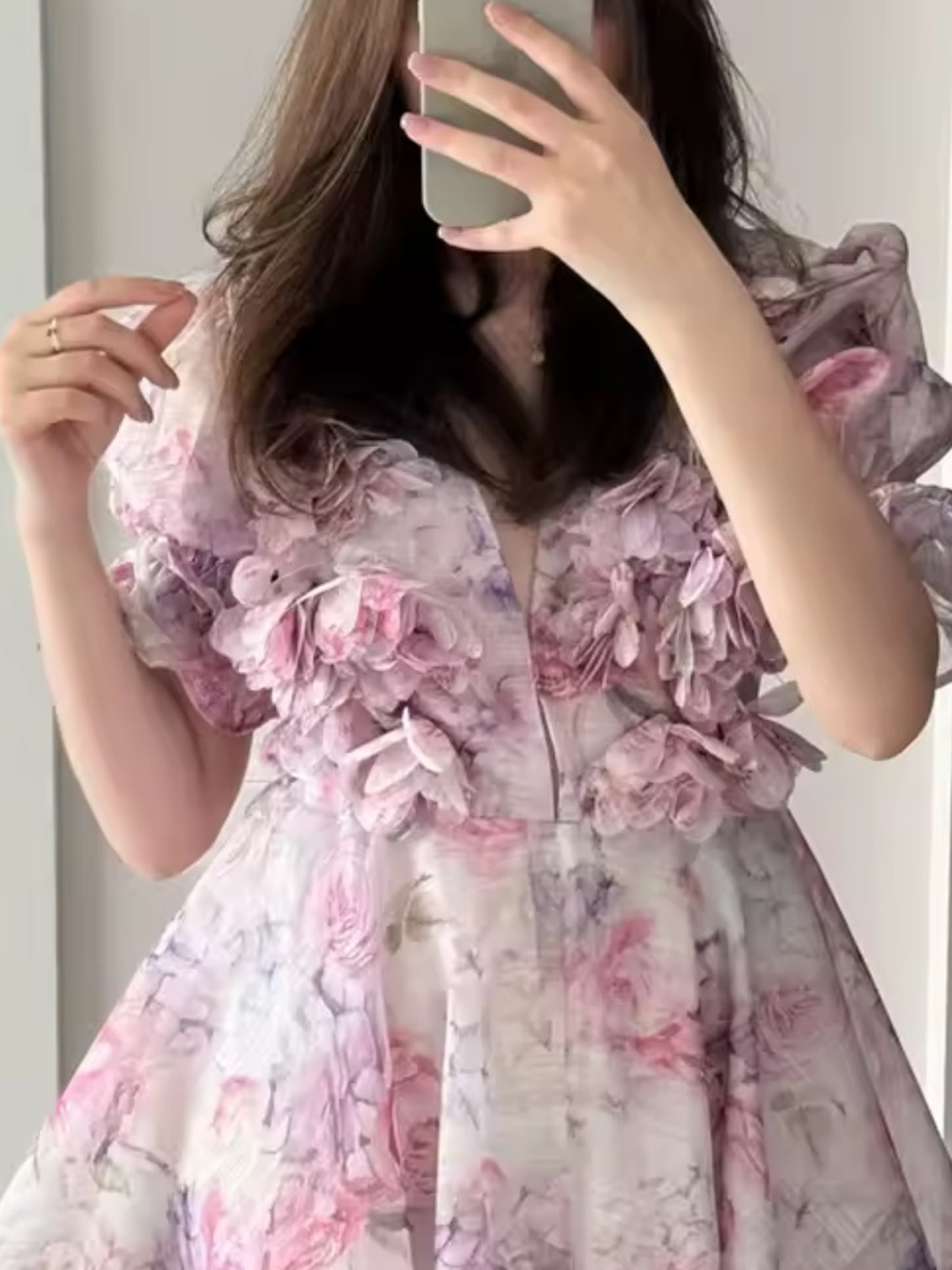Floral Ruffle Dress - Picture 16 of 16